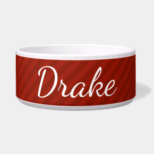 HAMbyWhiteGlove - Dog food Bowl - Red/Red Voerbakje