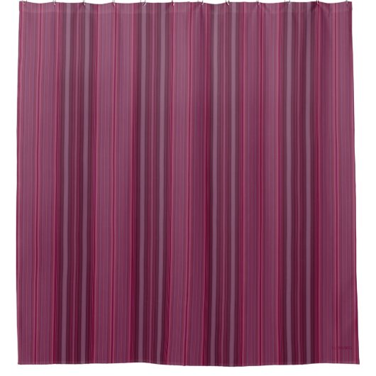 HAMbyWhiteGlove rideau de douche - Ruby Stripe (Devant)