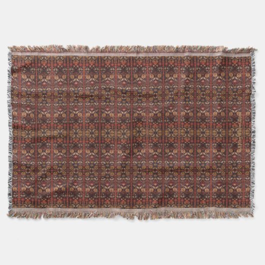 HAMbyWhiteGlove - Throw Blanket - Rusts & Browns Deken (Voorkant)