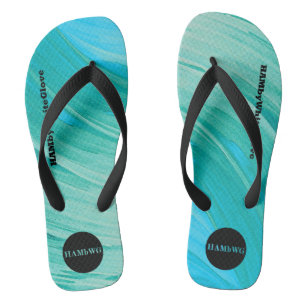 HAMbyWhiteGlove - Tongs pour hommes - Aqua riche