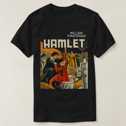 Hameau vintage Shakespeare Tshirt Hamlet Laertes O (Design devant)