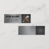 Hamer Moersleutel Gereedschap Mini Visitekaartje (Voorkant / Achterkant)