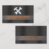 Hamer Sleutel | Hand Gereedschap Logo Visitekaartje (Voorkant / Achterkant)