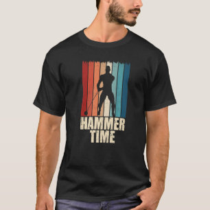 Hamer Tijd Werpen Werp Werper Atletiek App T-shirt
