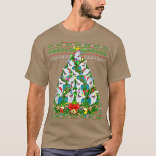 Hamerhaai Liefhebber Kerstverlichting Hässliche Ha T-shirt
