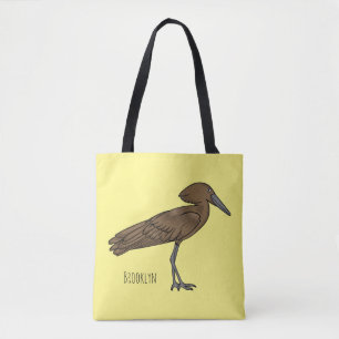 Hamerkop-vogelschildering Draagtas