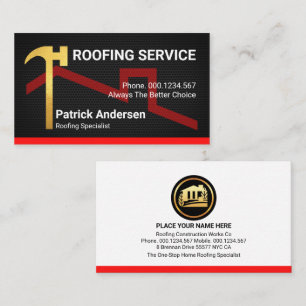 hamers op het gebouw met gaas visitekaartje