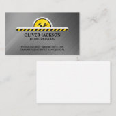 Hamersleutel | Zilver metallic Visitekaartje (Voorkant / Achterkant)