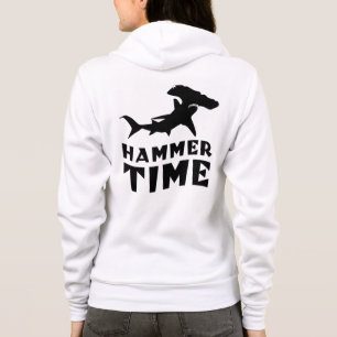 Hamertijd Ontwerp voor hamerhaaienliefhebbers Hoodie