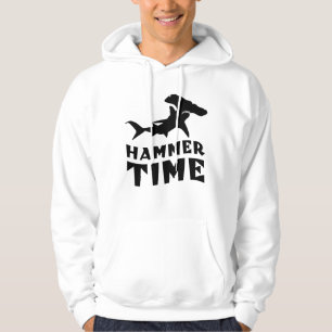 Hamertijd   Ontwerp voor hamerhaaienliefhebbers Hoodie