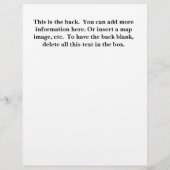 Hamfest Flyers, tweezijdig om aan te passen zoals Flyer (Achterkant)