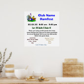Hamfest Promotionnels Poster Customisez-Le! (Cuisine)