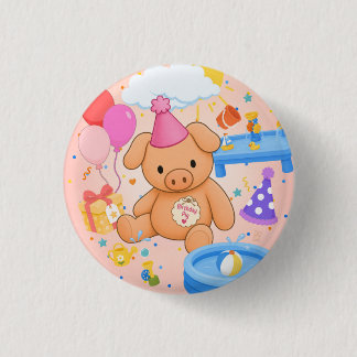 Hamhock's Roze Spettertastisch! Sprookjesboek Ronde Button 3,2 Cm