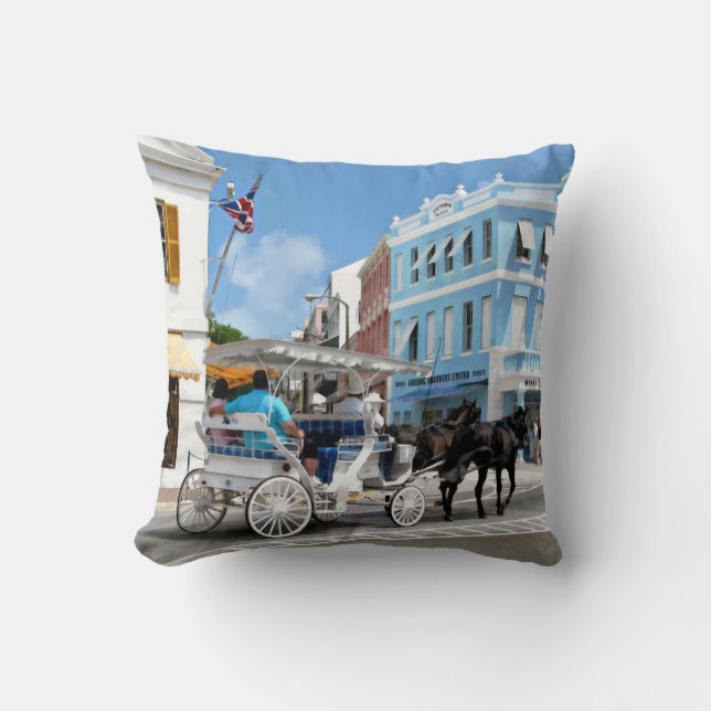 Hamilton Bermuda Karritochtreis Kussen (Voorkant)