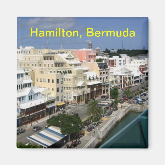Hamilton bermuda magneet (Voorkant)