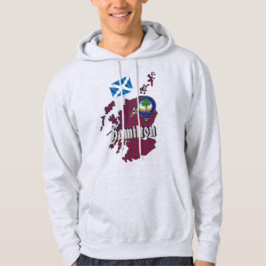 Hamilton Clan Badge Sweat - shirt à capuche adulte (Devant)