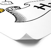 Hamilton Family Crest Poster (Hoek)