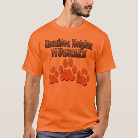 Hamilton Heights Huskie Paws T-shirt (Voorkant)