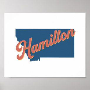 Hamilton, impression de l'État du Montana
