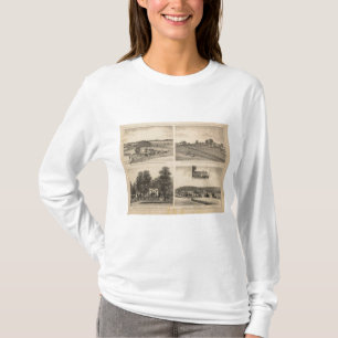 Hamilton, Landes, Yates residences, Hoefijzer Boer T-shirt