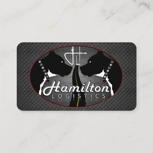 Hamilton Logistics 1 Visitekaartje (Achterkant)