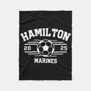 Hamilton Marines Voetbal Byll 2025 Hs Fleece Deken