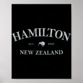 Hamilton New Zealand Hamilton Nz Graphic Print (Voorkant)