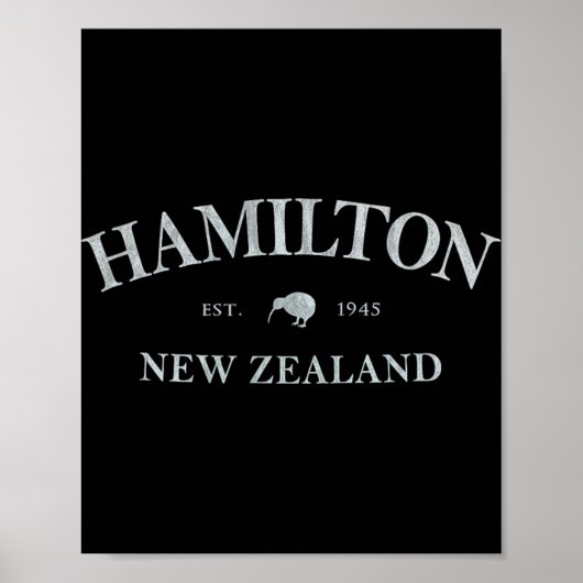 Hamilton New Zealand Hamilton Nz Graphic Print (Voorkant)