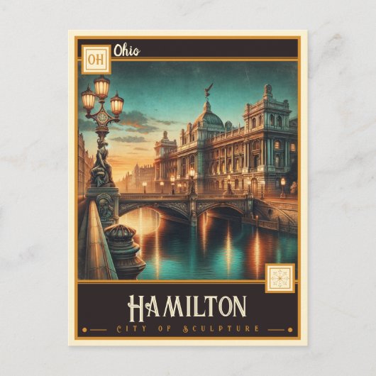 Hamilton, Ohio | Briefkaart (Voorkant)
