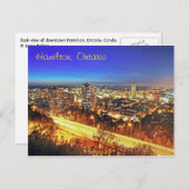 Hamilton, Ontario, Canada Briefkaart (Voorkant / Achterkant)