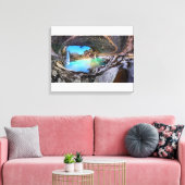 Hamilton Pool - Austin Texas Canvas Afdruk (Insitu (Woonkamer))