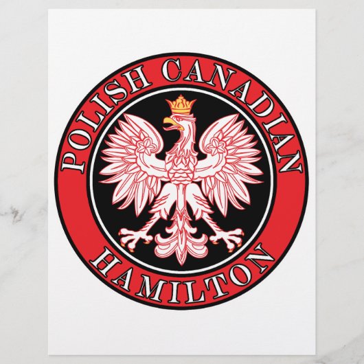Hamilton Poolse Canadese adelaar Flyer (Voorkant)