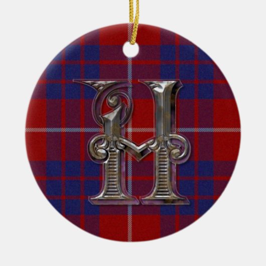 Hamilton Pset Monogram ornament (Voorkant)