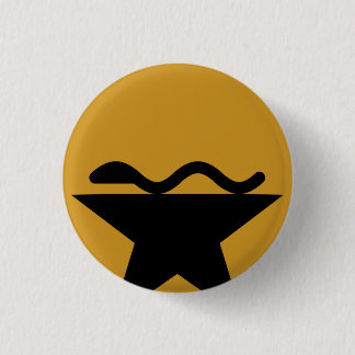 Hamilton Snerd Pin Ronde Button 3,2 Cm