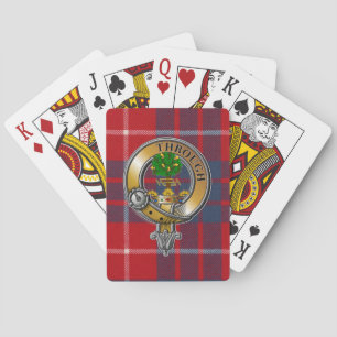 Hamilton Tartan & Badge Pokerkaarten
