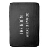 Hamilton the Musical Funny Black and White Badmat (Voorkant Verticaal)