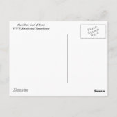 Hamilton Wapen (Mantled) Briefkaart (Achterkant)