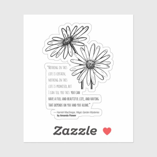 Hamish MacGregor Daisy Vinyl Sticker (Vel)