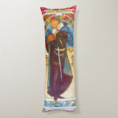 Hamlet, Alphonse Mucha Lichaamskussen (Achterkant (Verticaal))