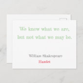 Hamlet Briefkaart (Voorkant / Achterkant)