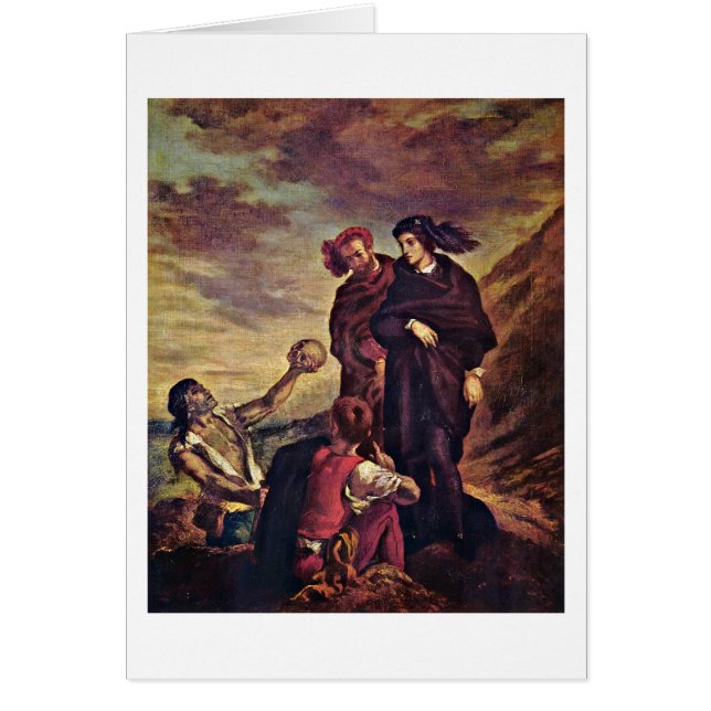 Hamlet en Horatio door Eugene Delacroix (Voorkant)