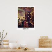 Hamlet en Horatio door Eugene Delacroix Poster (Keuken)