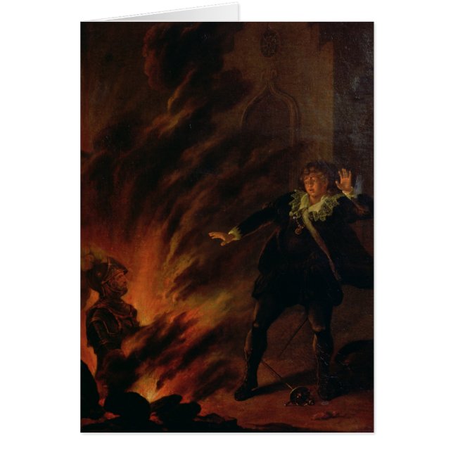 Hamlet et le fantôme de son père (Devant)
