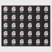 Hamlet Funny Shakepear Baby Pig Pun Dark BG Cadeaupapier (Vlak)