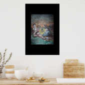 Hamlet in de Graveyard Poster (Keuken)