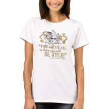 Hamlet "own self be true" Citaat (Gold Version)