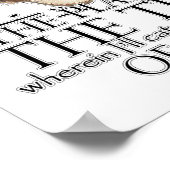 Hamlet Play Quote Poster (Hoek)