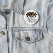 Hamlet Play Quote Ronde Button 5,7 Cm (In situ)