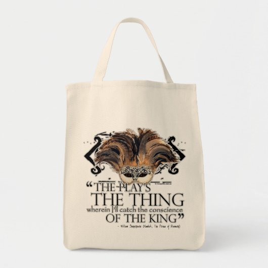 Hamlet Play Quote Tote Bag (Voorkant)
