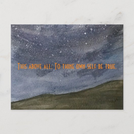 Hamlet Quote Briefkaart (Voorkant)